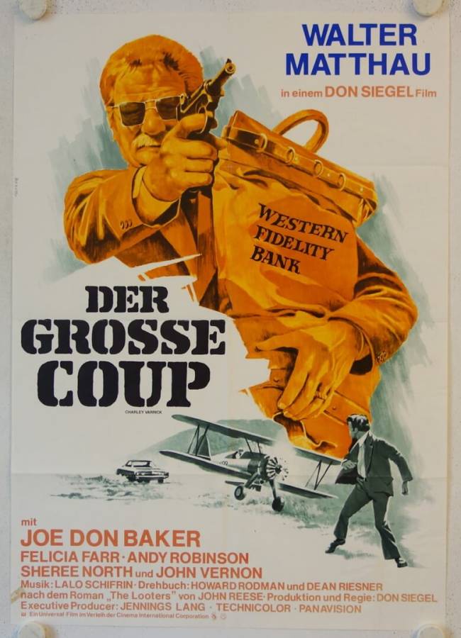 Charley Varrick original release german movie poster